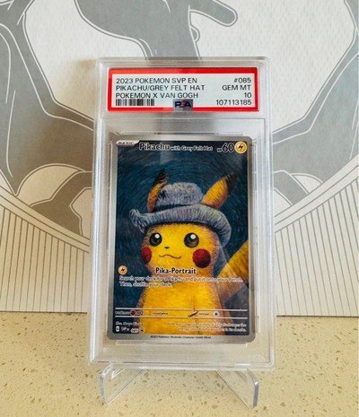 2023 Pikachu with Grey Felt Hat Promo PSA 10