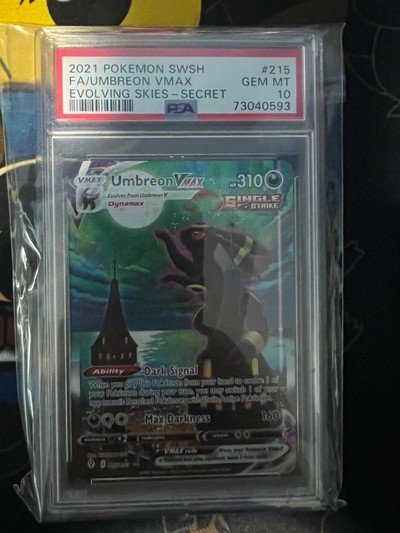 2021 Evolving Skies Umbreon VMAX Alt Art #215 PSA 10